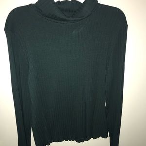 Ribbed Turtle Neck